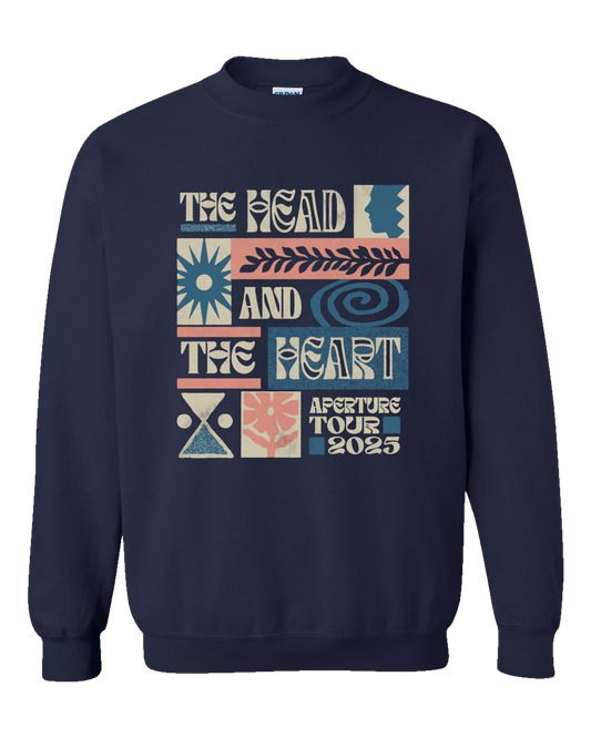 THATH Navy Crewneck Aperture Tour Sweatshirt