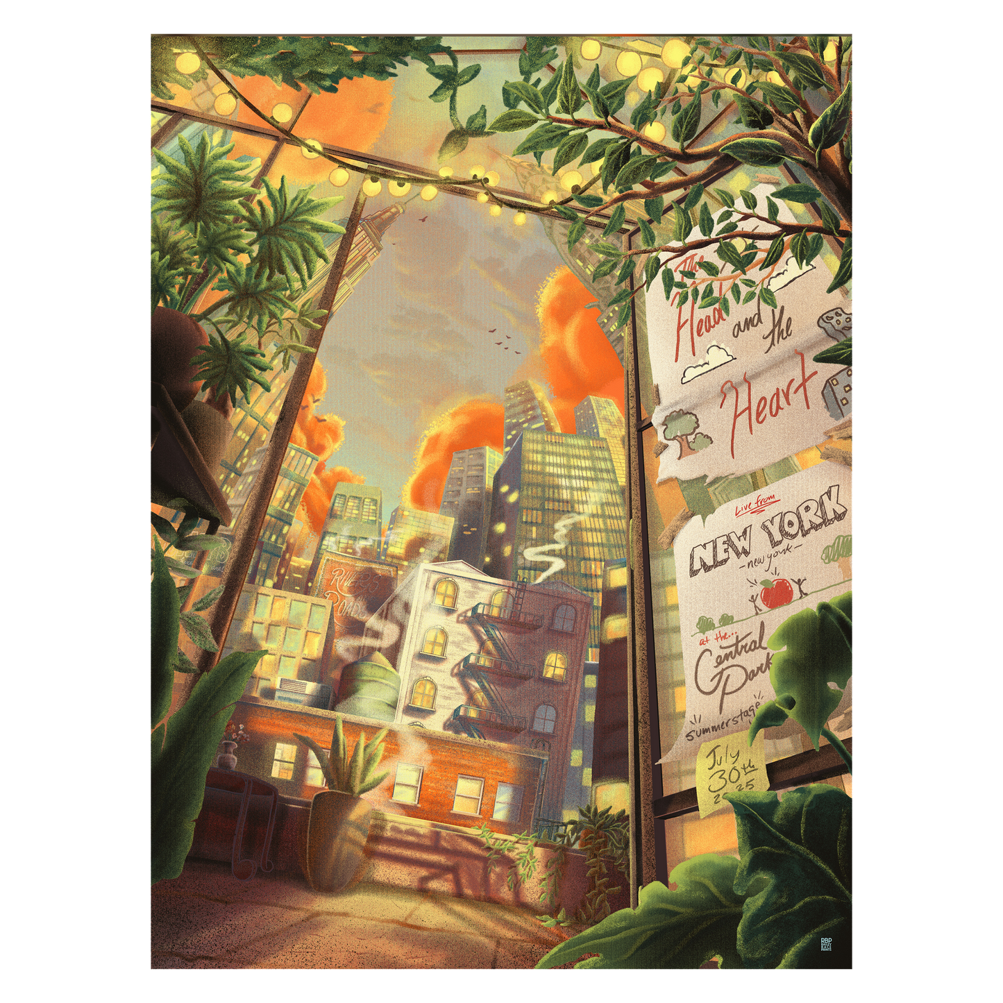 New York Central Park 2025 Poster (Pre-Order)