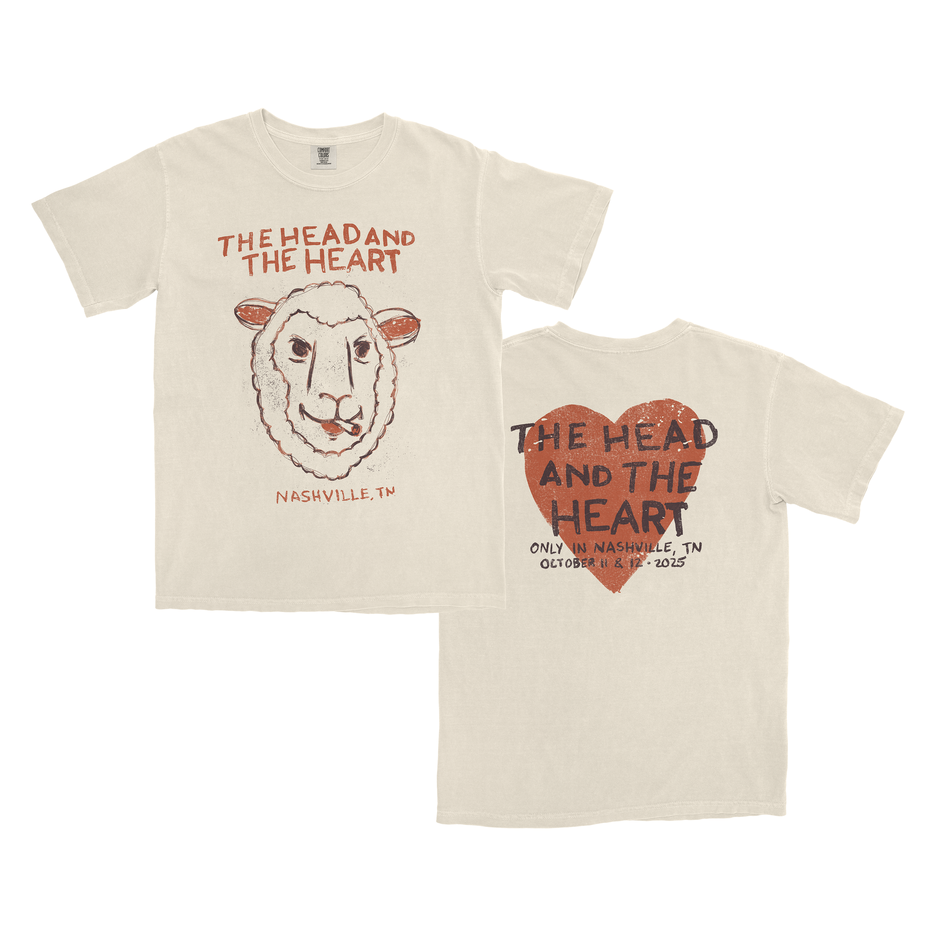 THATH Nashville Event Tee – The Head And The Heart