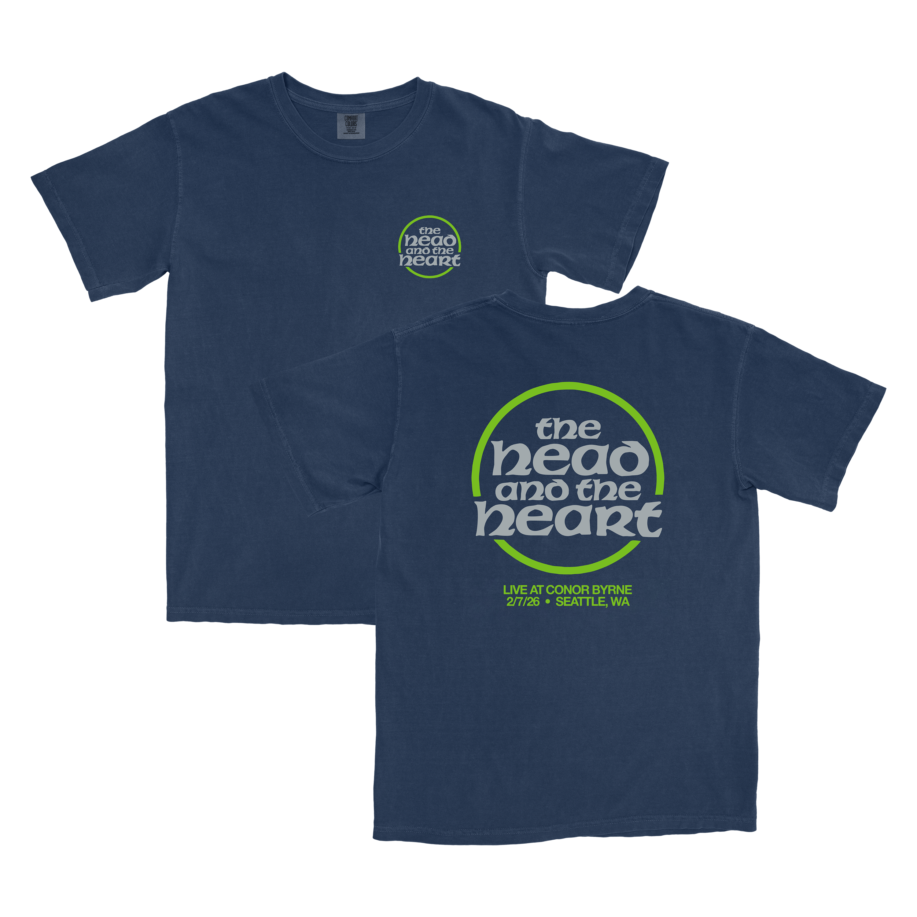 サノバロックheat MOON heart & gut vibes EARTH THATH Seattle 2/7/26 Event Tee – The Head And The Heart