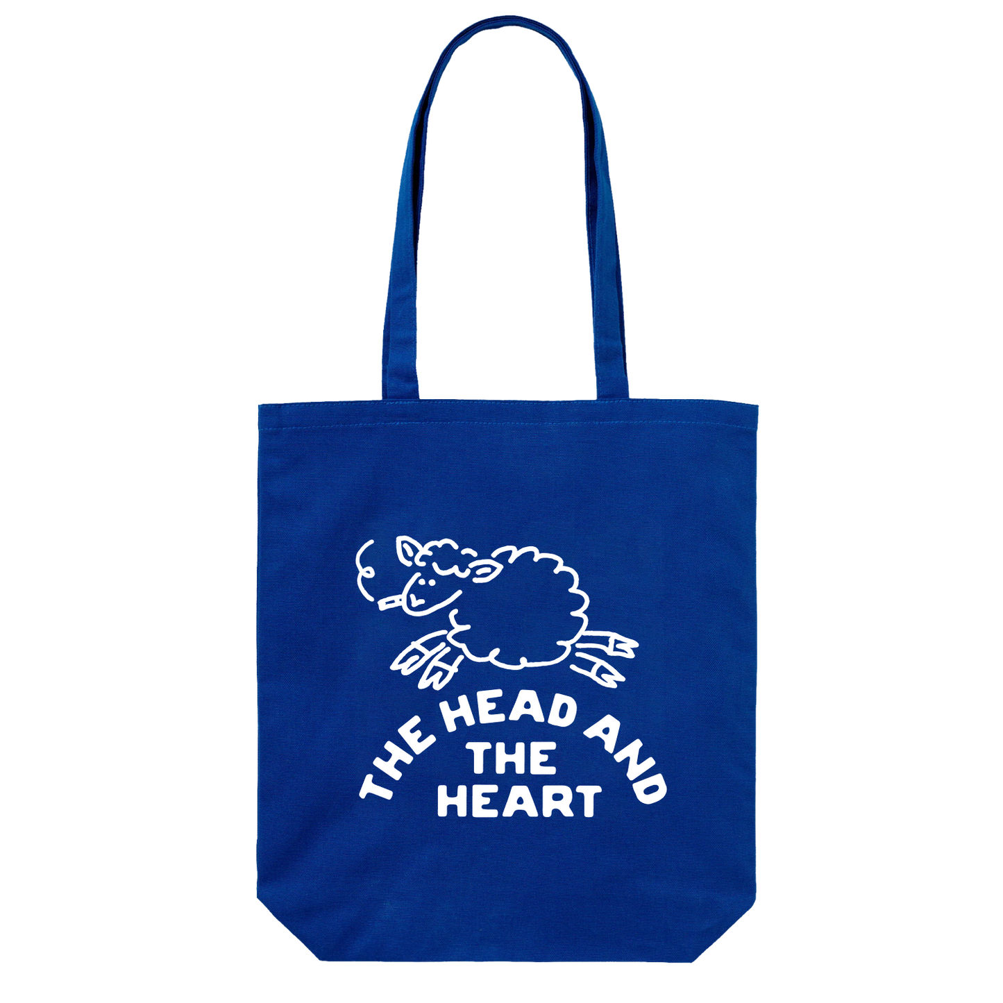 Royal Blue Sheep Tote Bag
