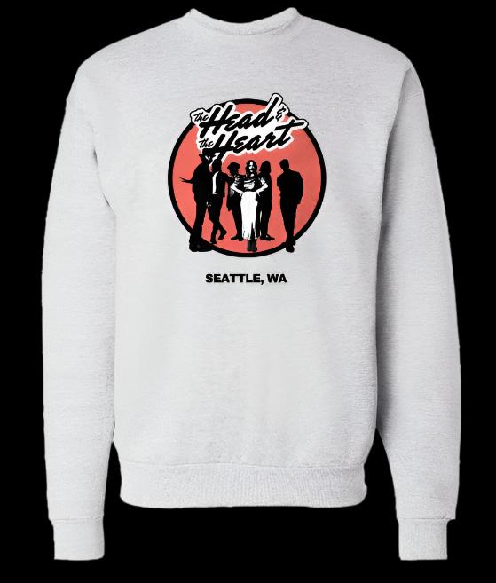 The Head And The Heart Hard Rock crewneck sweatshirt